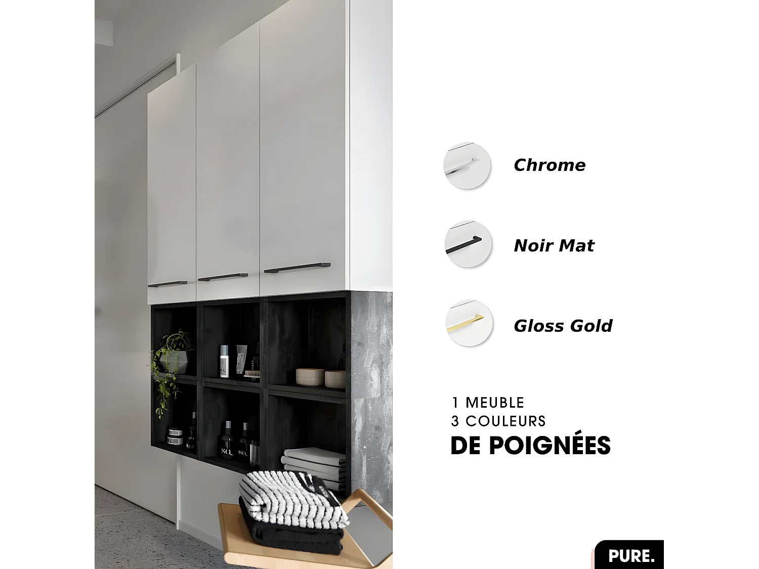 Armoire murale | PURE | Blanc | 30 × 60 × 45