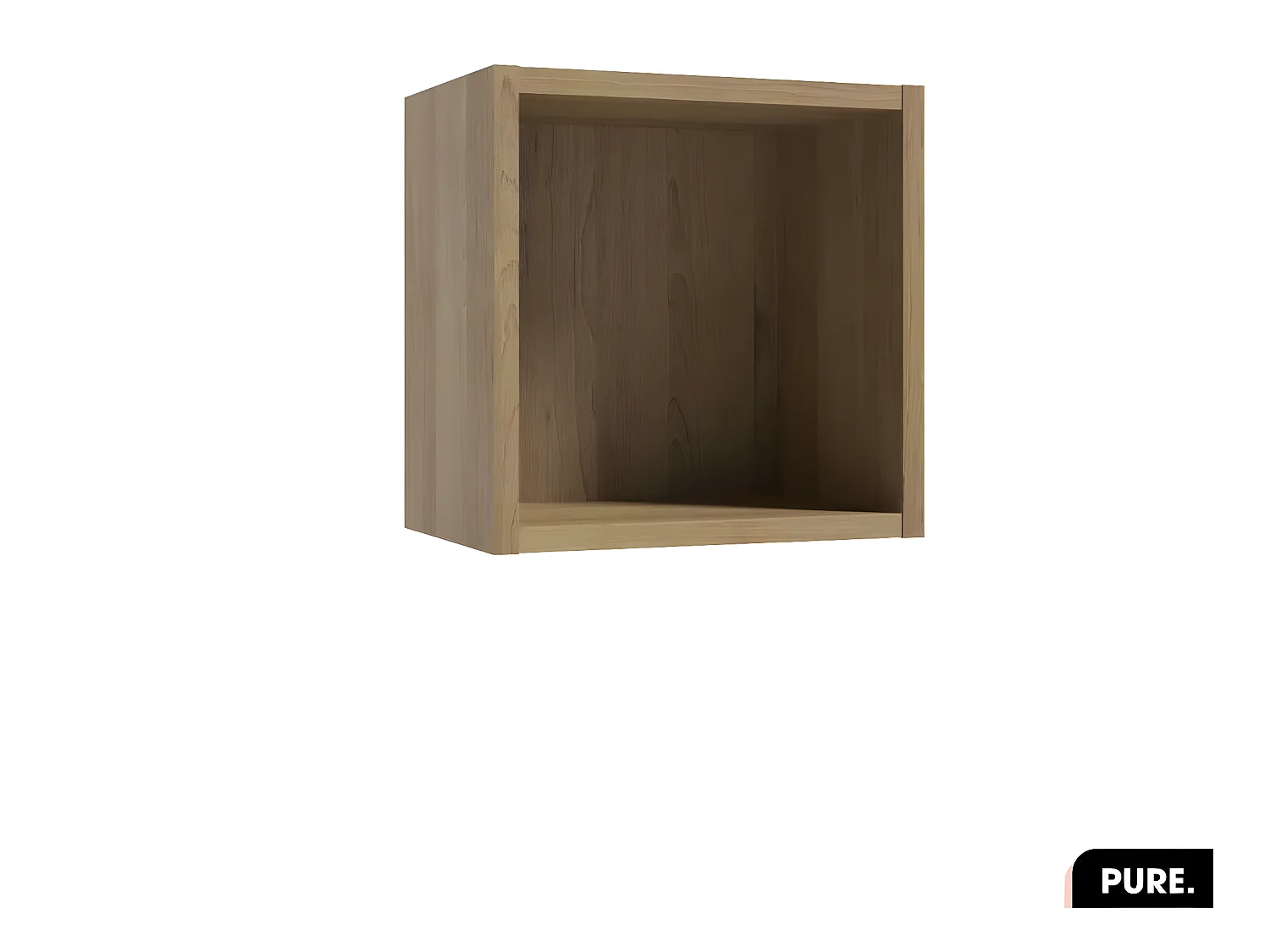 Cube murale modulable | PURE | Hêtre | 30 × 30 × 20