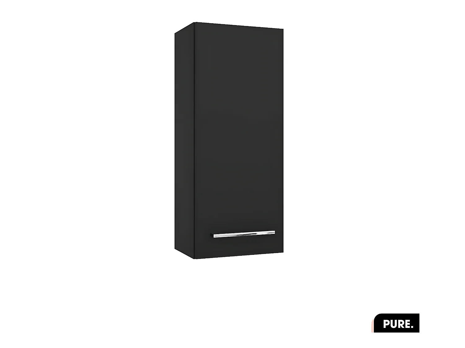 Armoire murale | PURE | Noir | 30 × 90 × 22