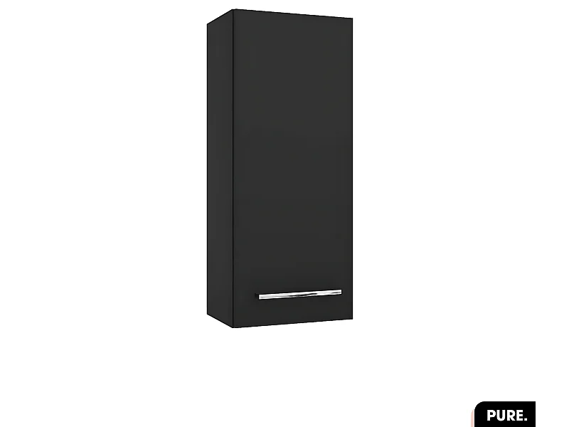 Armoire murale | PURE | Noir | 30 × 90 × 22