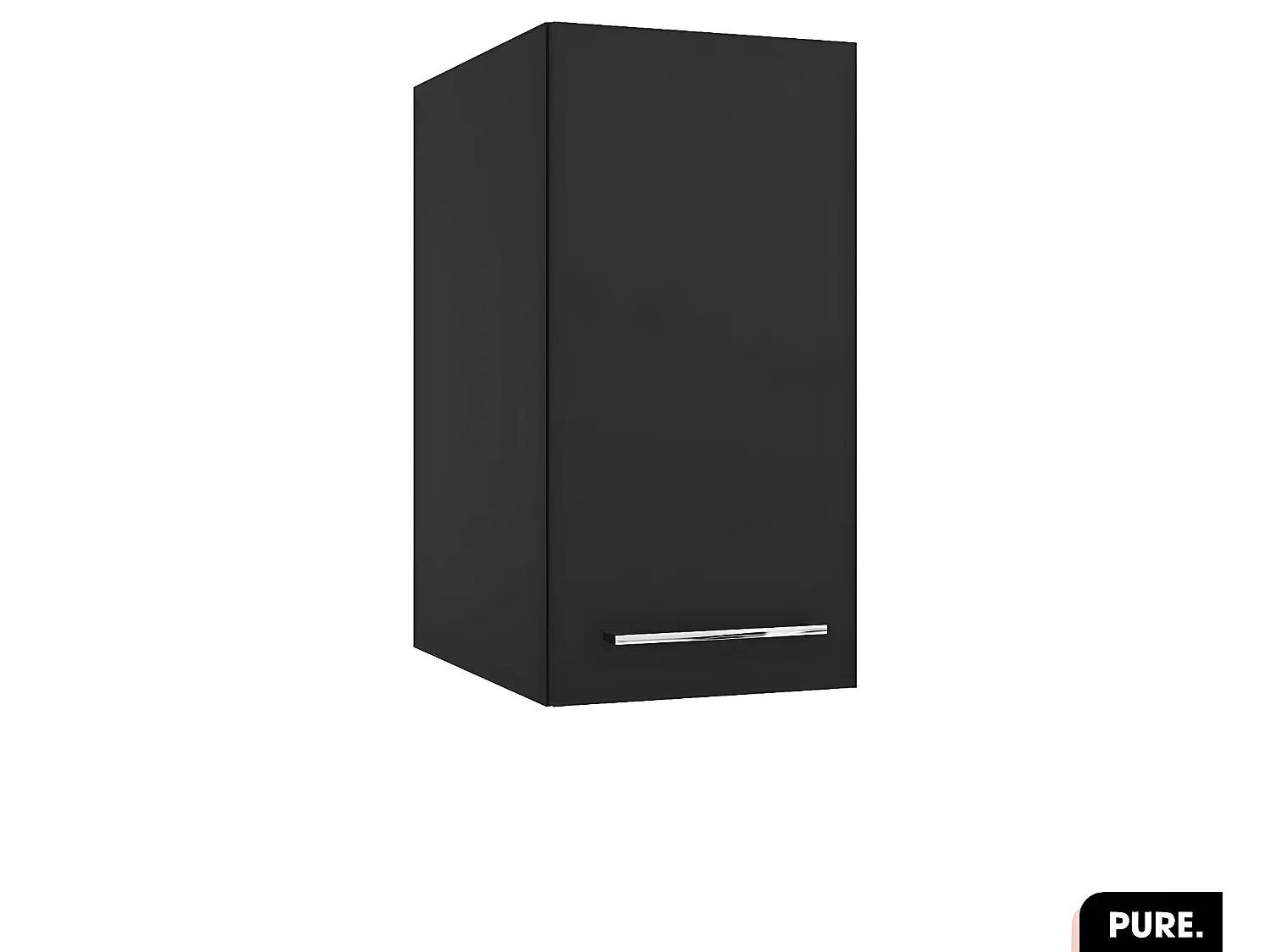 Armoire murale | PURE | Noir | 30 × 60 × 45