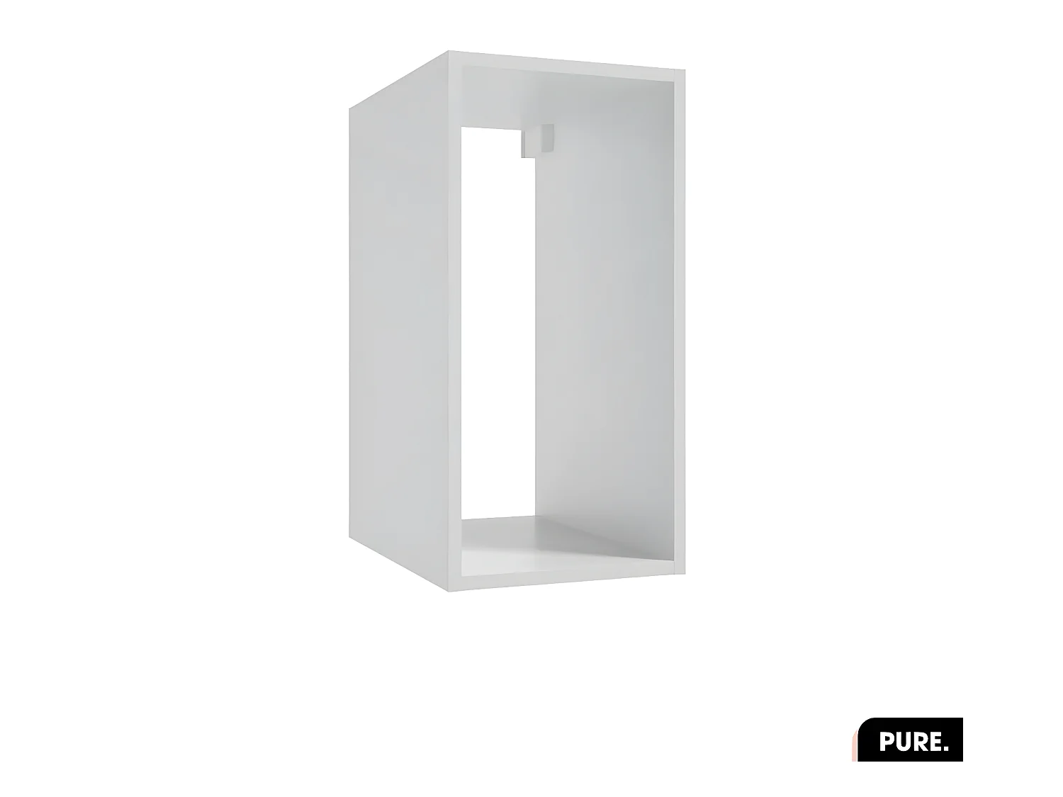 Cube murale modulable | PURE | Blanc | 60 × 30 × 44