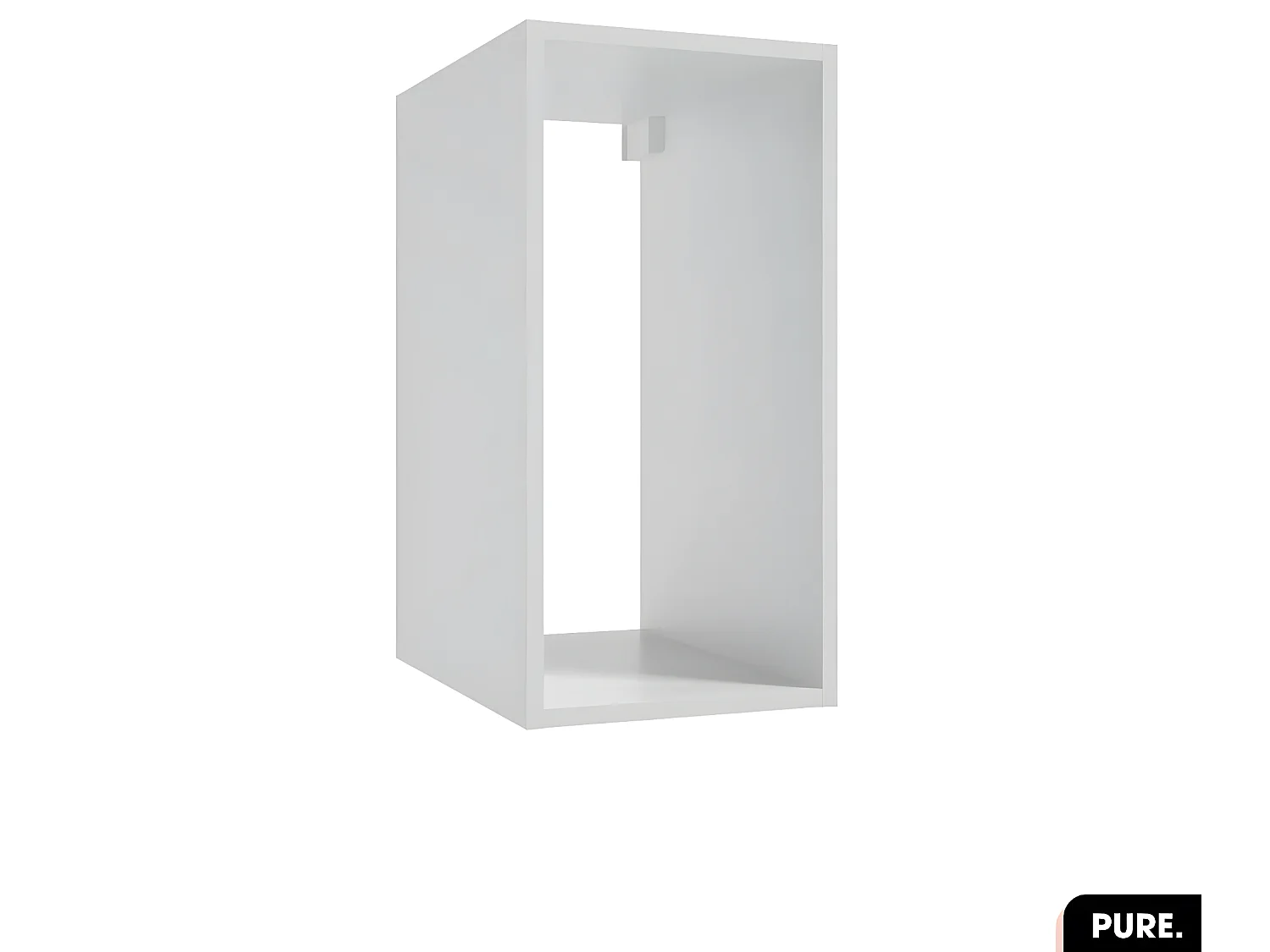 Cube murale modulable | PURE | Blanc | 60 × 30 × 44