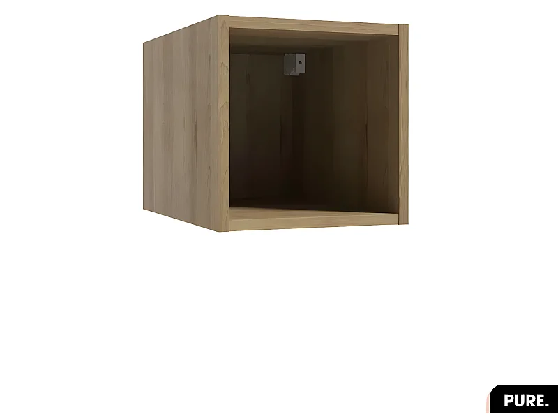 Cube murale modulable | PURE | Hêtre | 30 × 30 × 44
