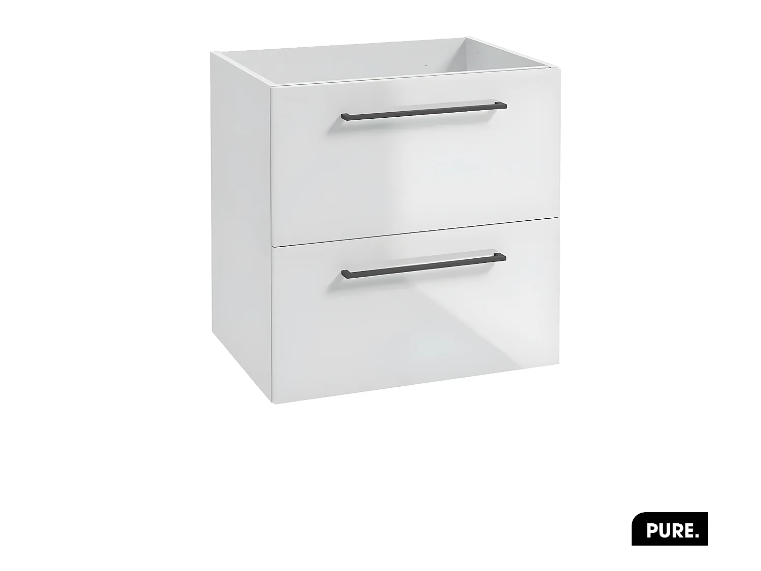 Meuble sous vasque | PURE | Blanc | 60 × 60 × 45