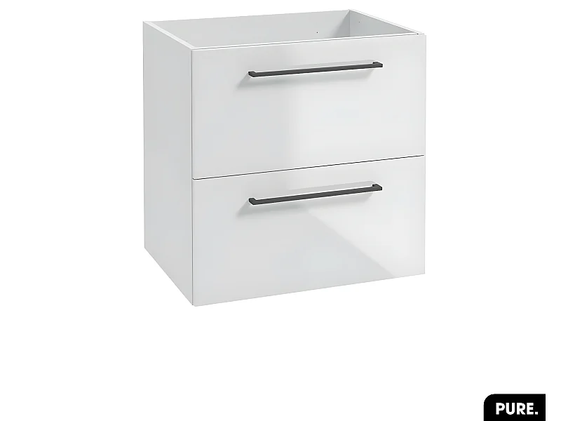 Meuble sous vasque | PURE | Blanc | 60 × 60 × 45