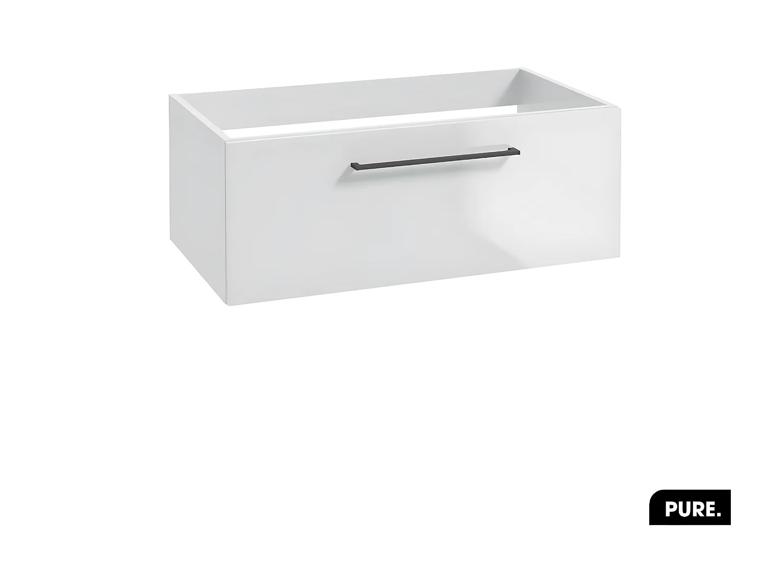 Meuble sous vasque | PURE | Blanc | 80 × 30 × 45