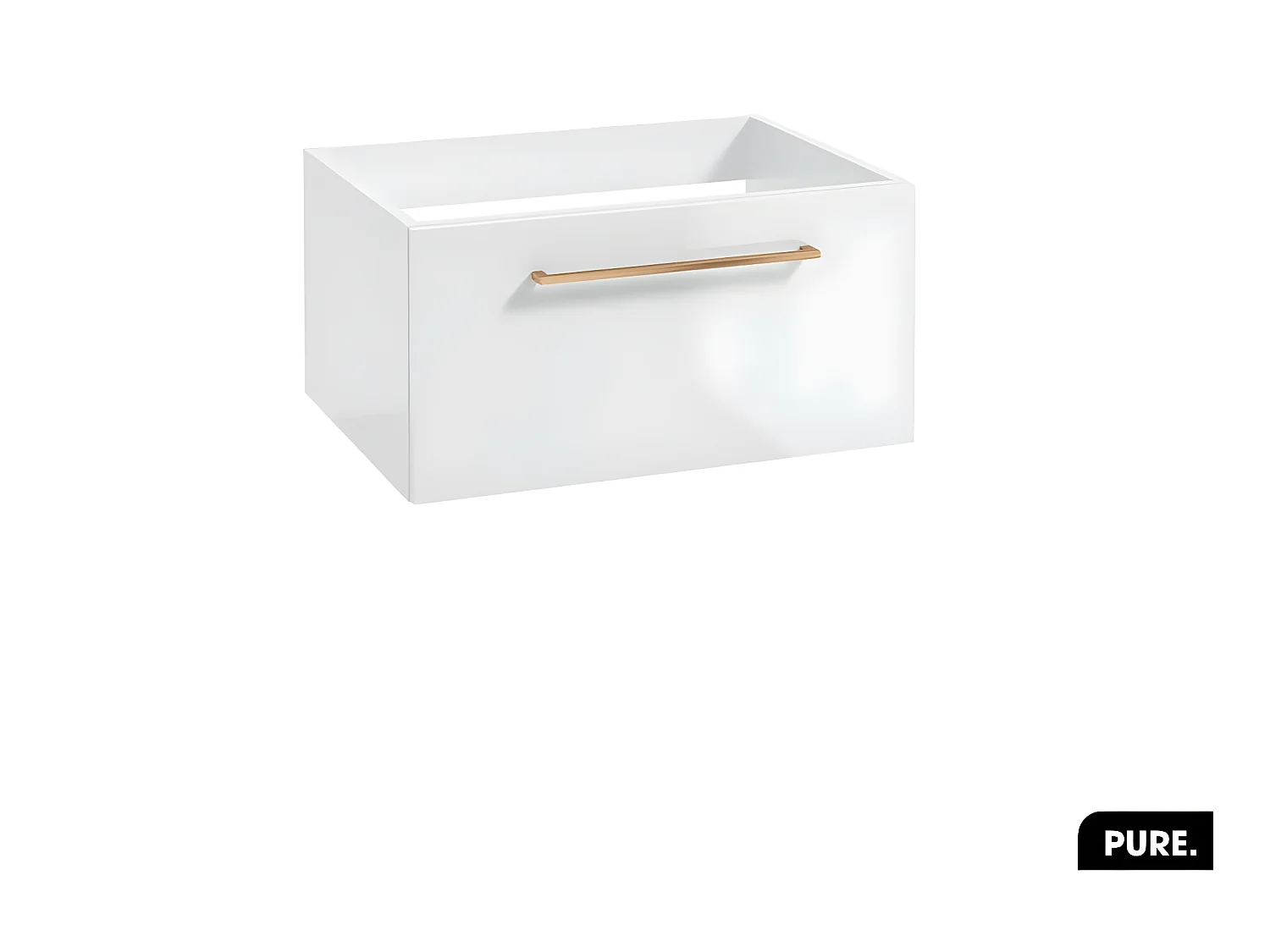Meuble sous vasque | PURE | Blanc | 60 × 30 × 45
