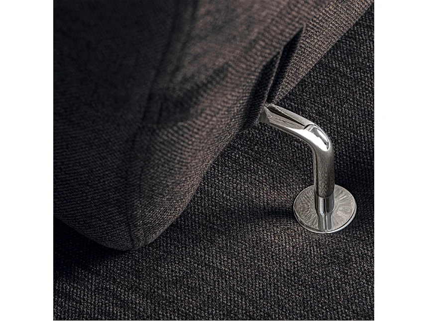 Ecksofa rechts mit Schlaffunktion - RATLO - Marineblau