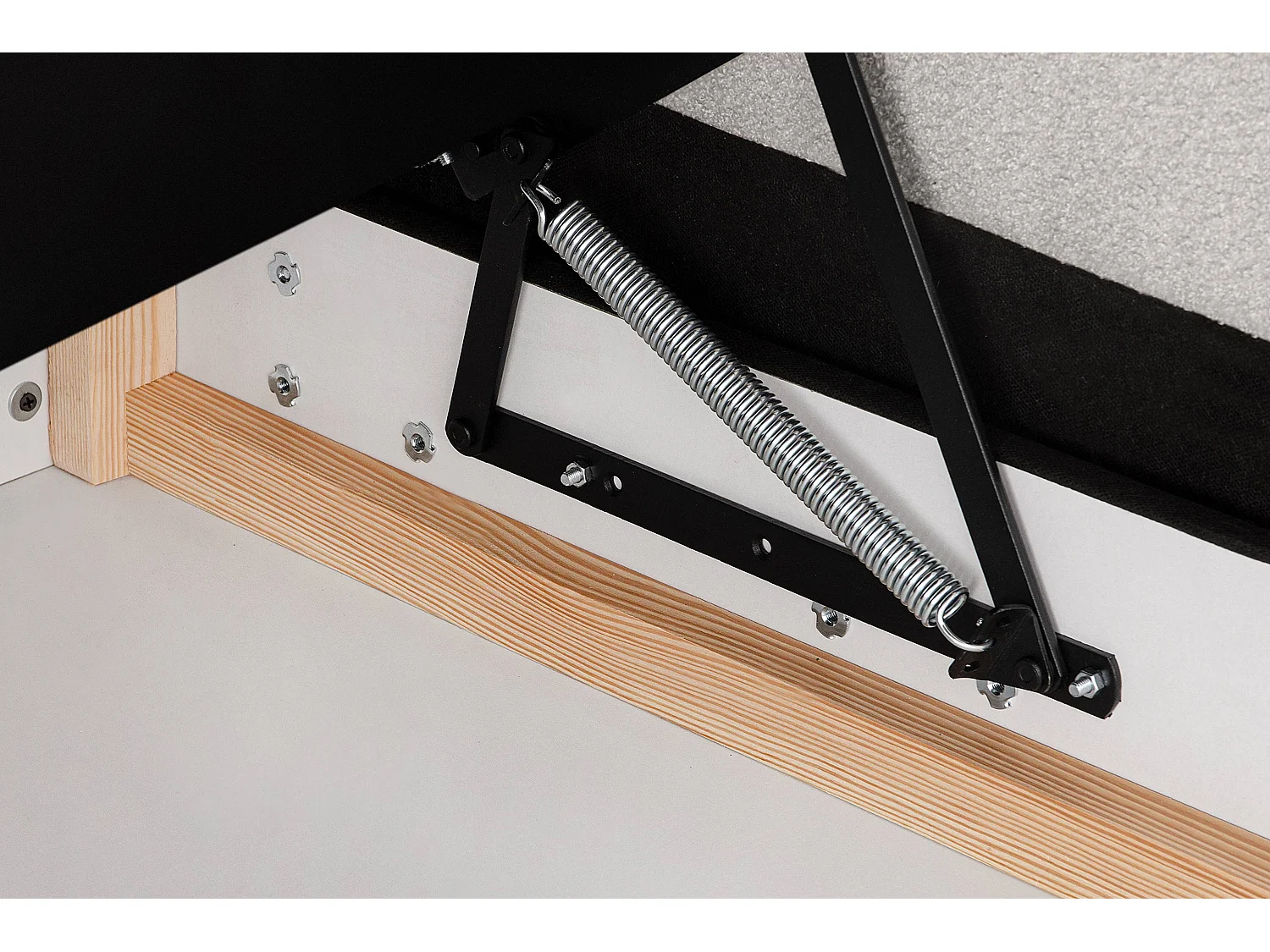 Universal-Ecksofa mit Ottomane ERISO - 3-Sitzer - Weiß