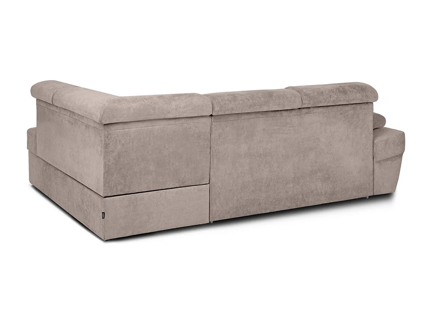 Canapé d'angle droit avec fonction de couchage - convertible - RATLO - Beige