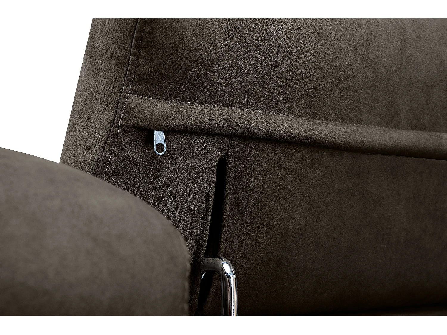 Ecksofa links mit Schlaffunktion - RATLO - Anthrazit