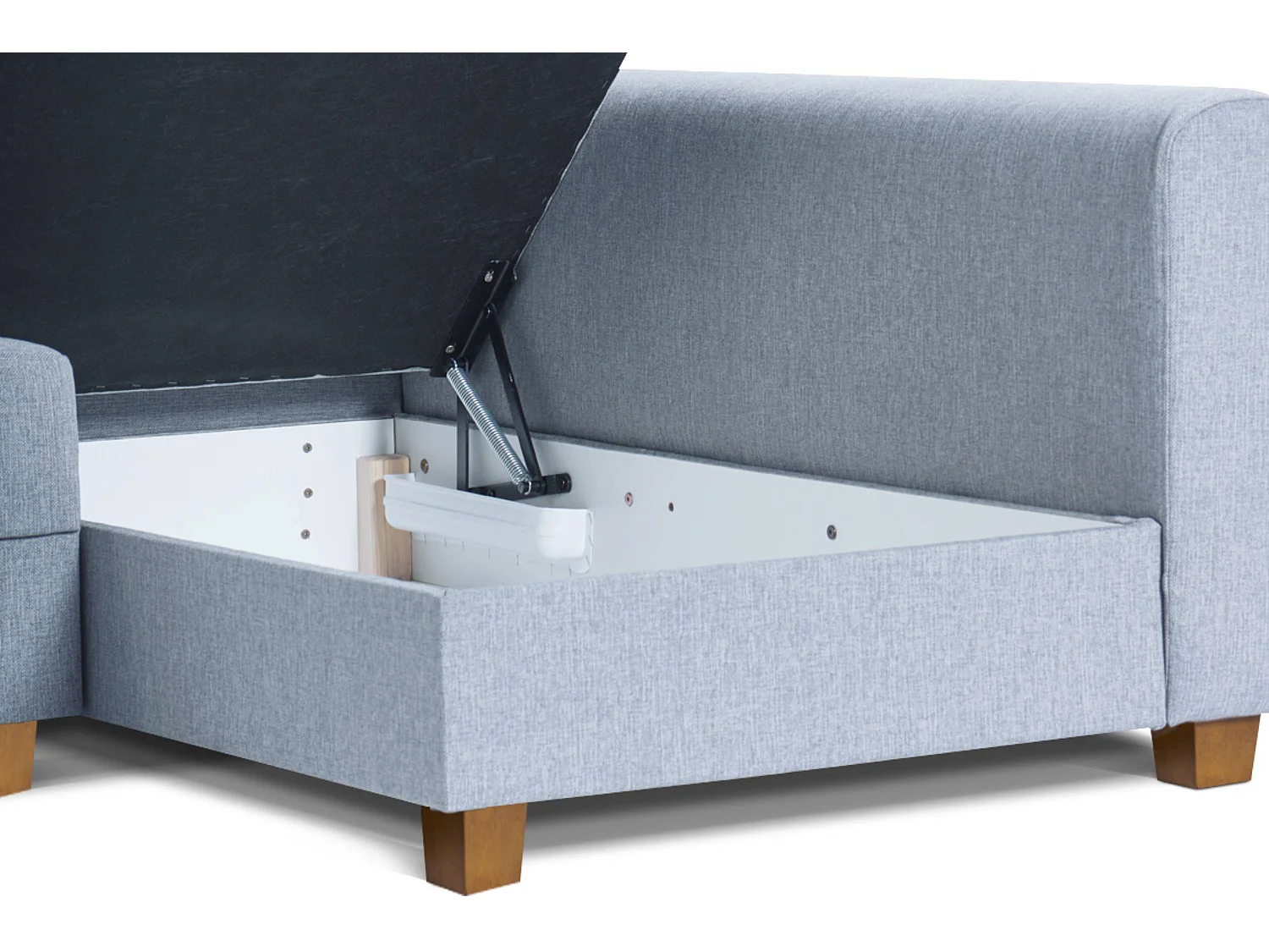 Ecksofa 3-4 Sitzer - Schlaffunktion - Blau - REVO