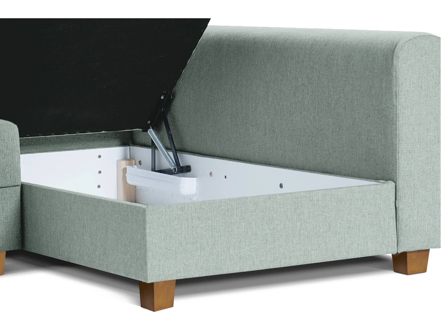 Ecksofa 3-4 Sitzer - Schlaffunktion - grün - REVO