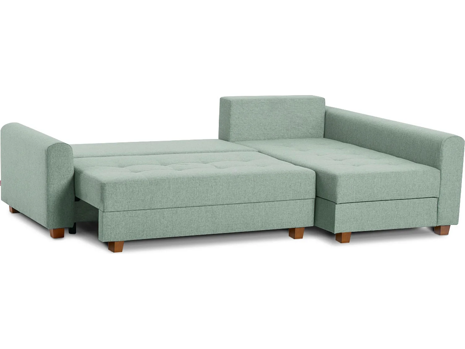 Ecksofa 3-4 Sitzer - Schlaffunktion - grün - REVO