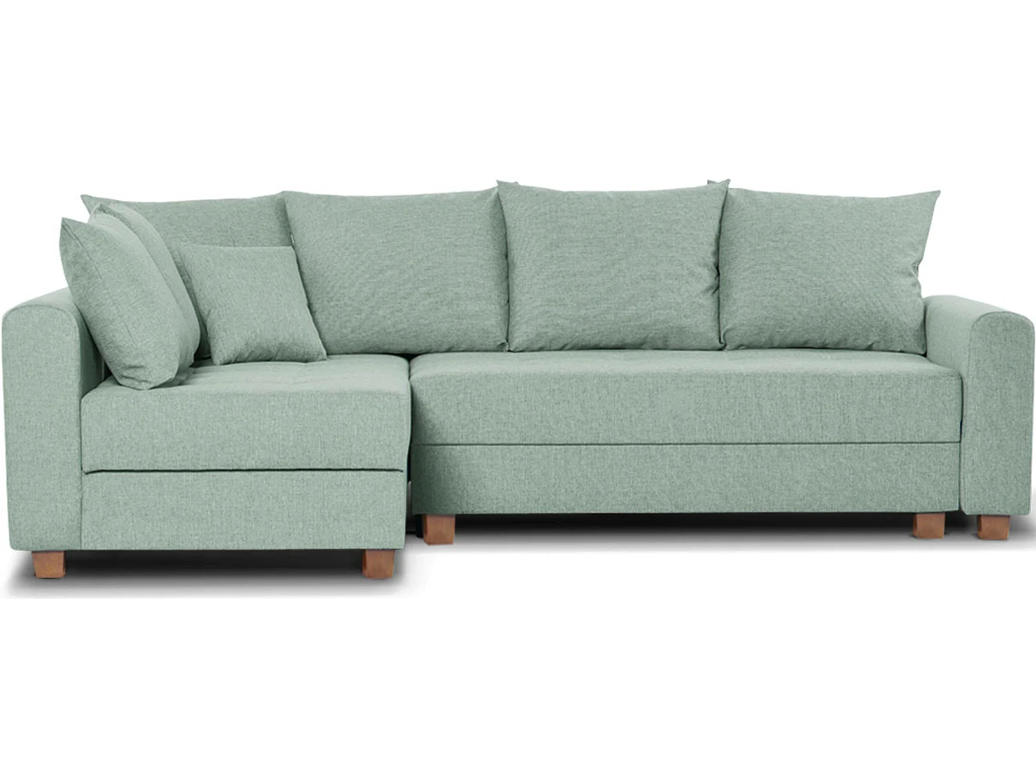 Ecksofa 3-4 Sitzer - Schlaffunktion - grün - REVO