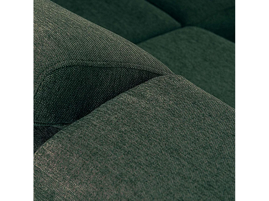 Canapé d'angle droit avec fonction de couchage - convertible - RATLO - Turquoise