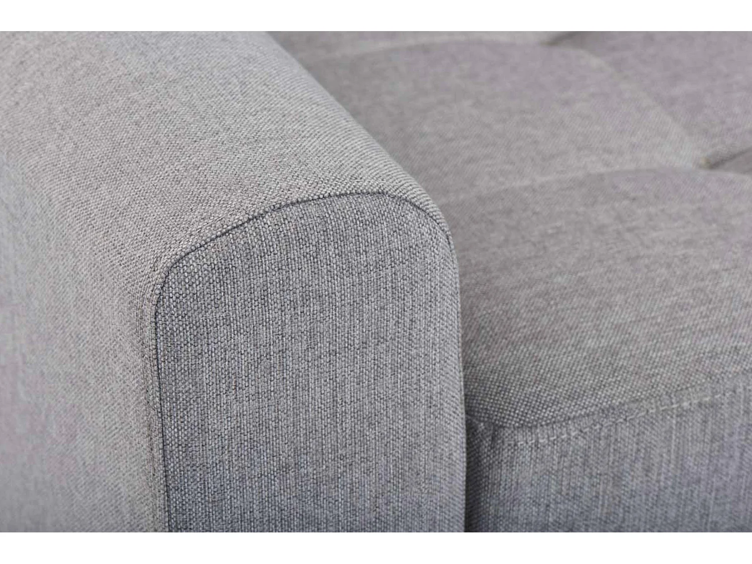 Ecksofa 3-4 Sitzer - Schlaffunktion - hellgrau - REVO