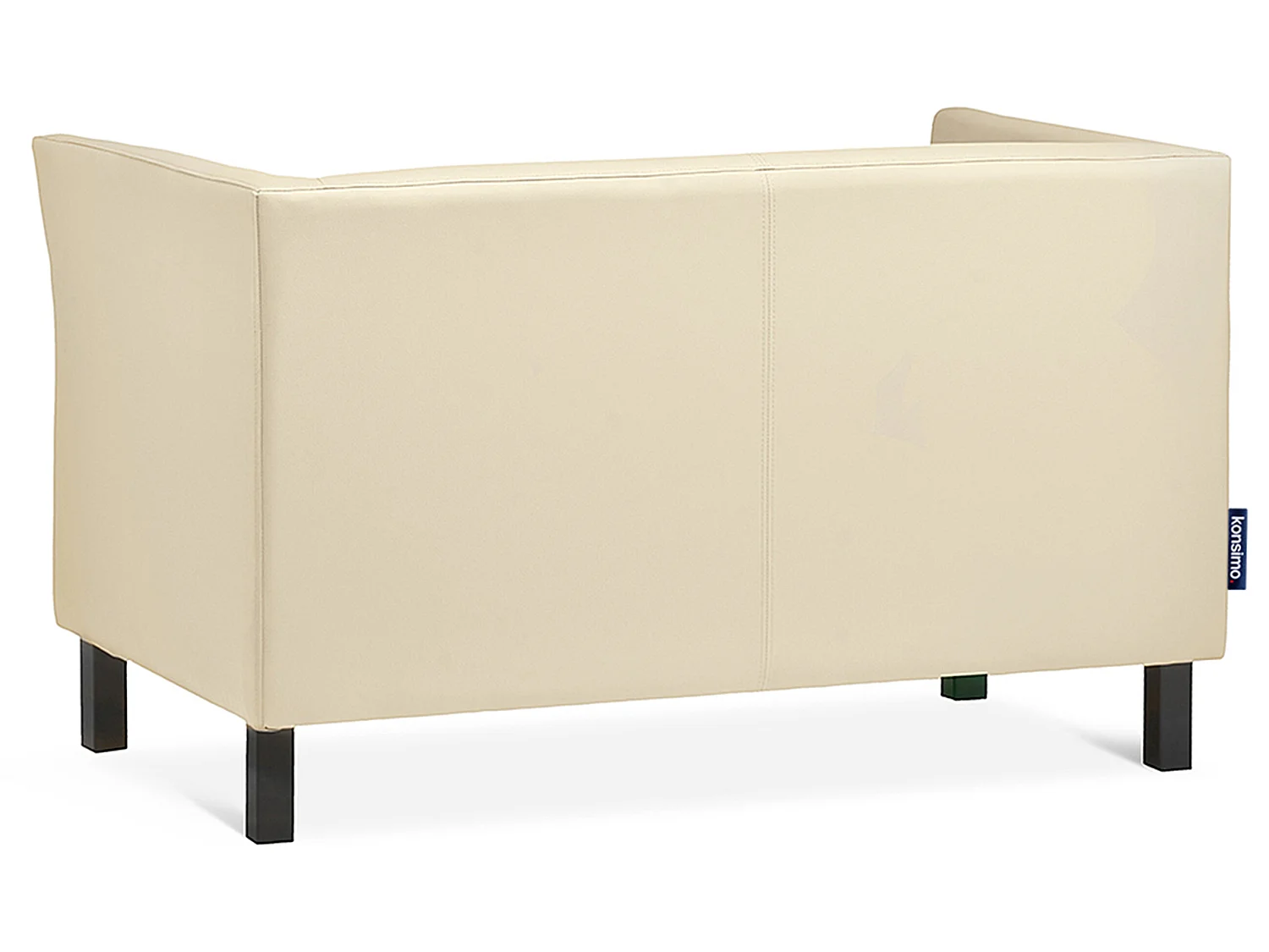 Modernes Sofa 2 Sitzer - aus Kunstleder - cremig - ESPECTO