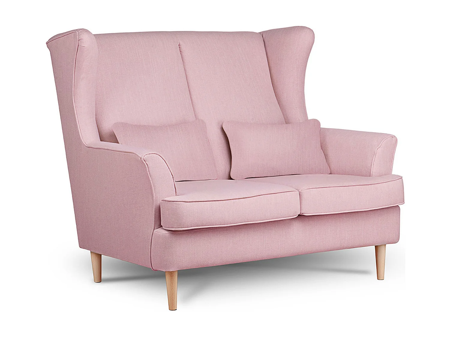 Fauteuil Classique Double - Rose - STRALIS