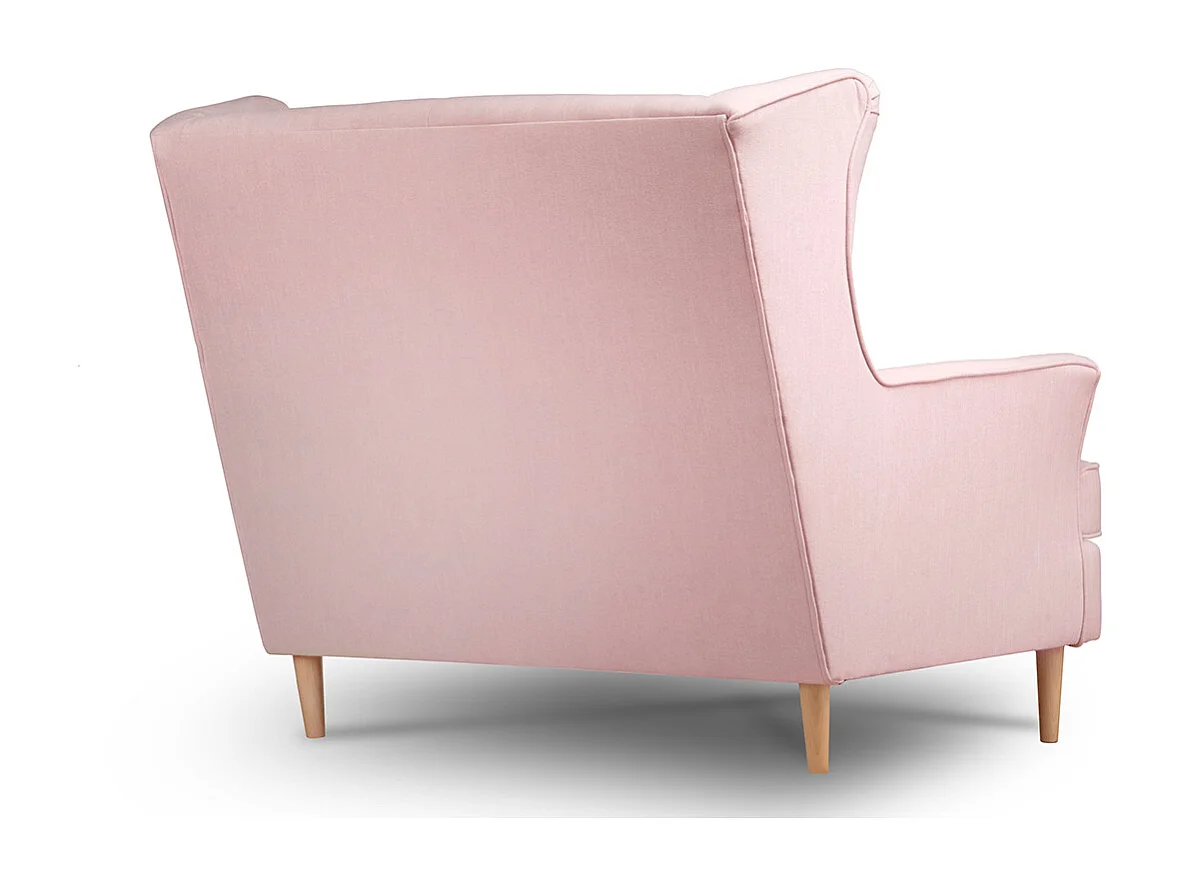 Fauteuil Classique Double - Rose - STRALIS