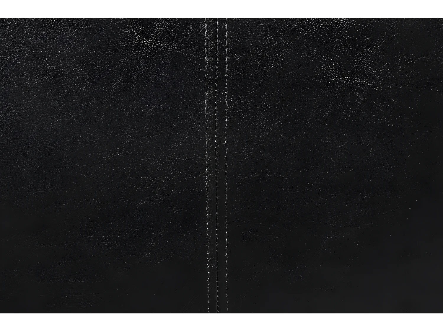 Modernes Sofa 2 Sitzer - aus Kunstleder - Schwarz - ESPECTO