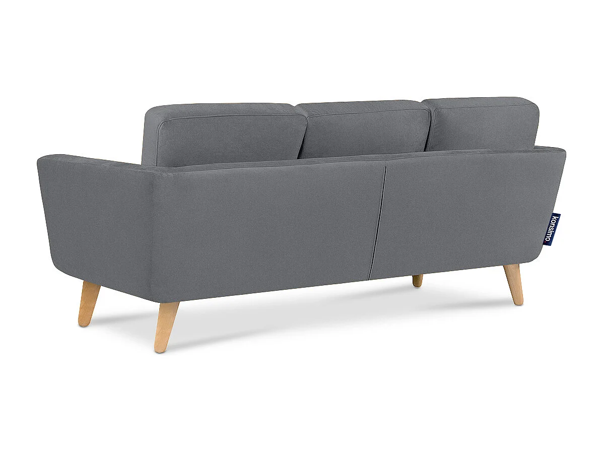 Ecksofa 3/4 Sitzer - grau - TAGIO