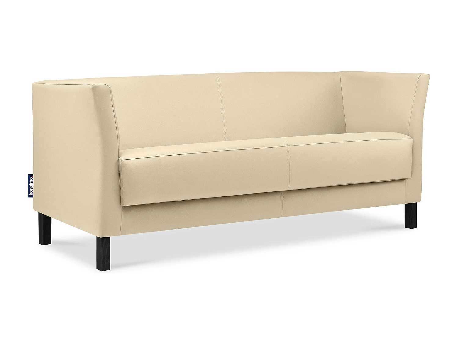 Modernes  Sofa 3 Sitzer aus Kunstleder - cremig - ESPECTO