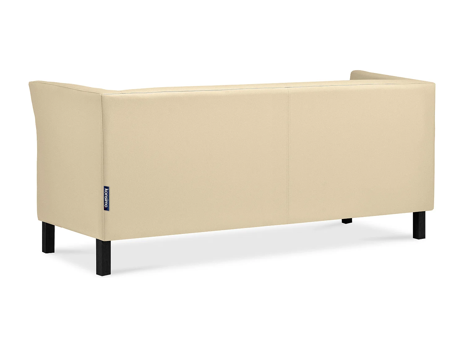 Modernes  Sofa 3 Sitzer aus Kunstleder - cremig - ESPECTO