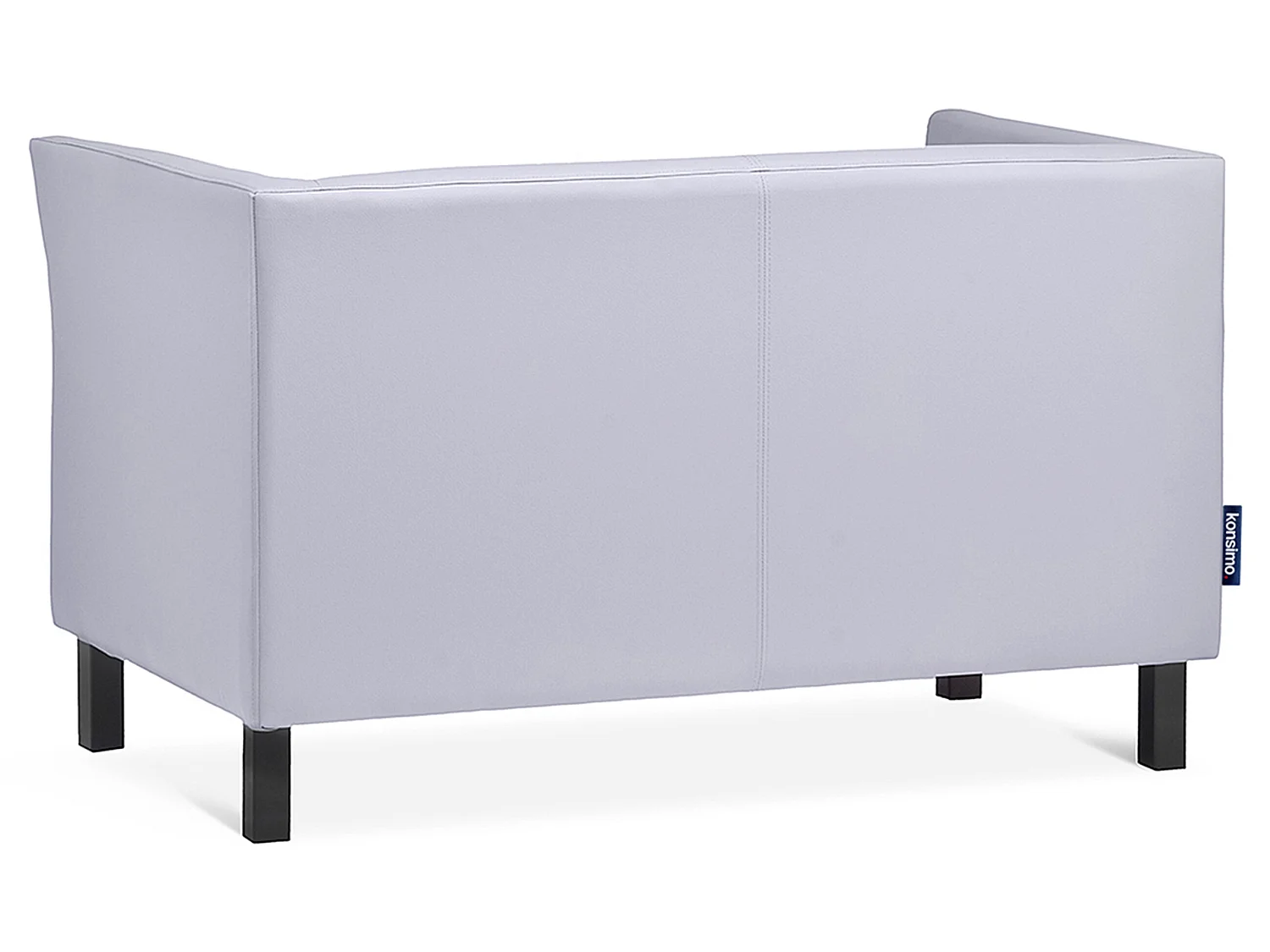 Modernes Sofa 2 Sitzer - aus Kunstleder - grau - ESPECTO