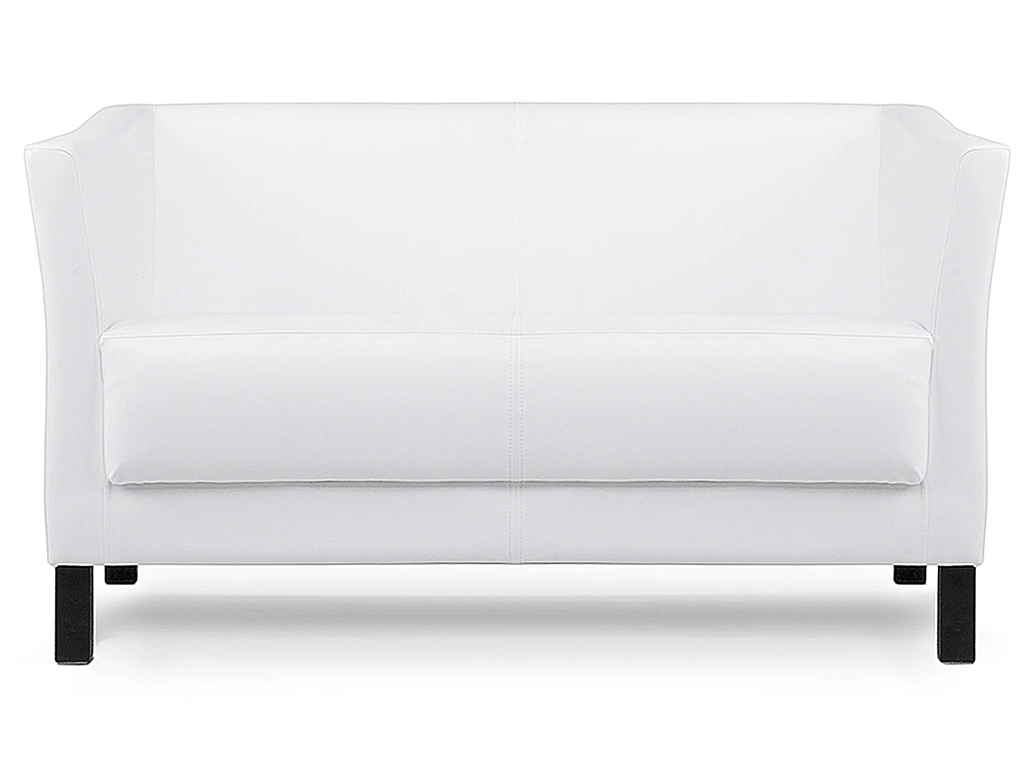 Modernes Sofa 2 Sitzer - aus Kunstleder - weiß - ESPECTO