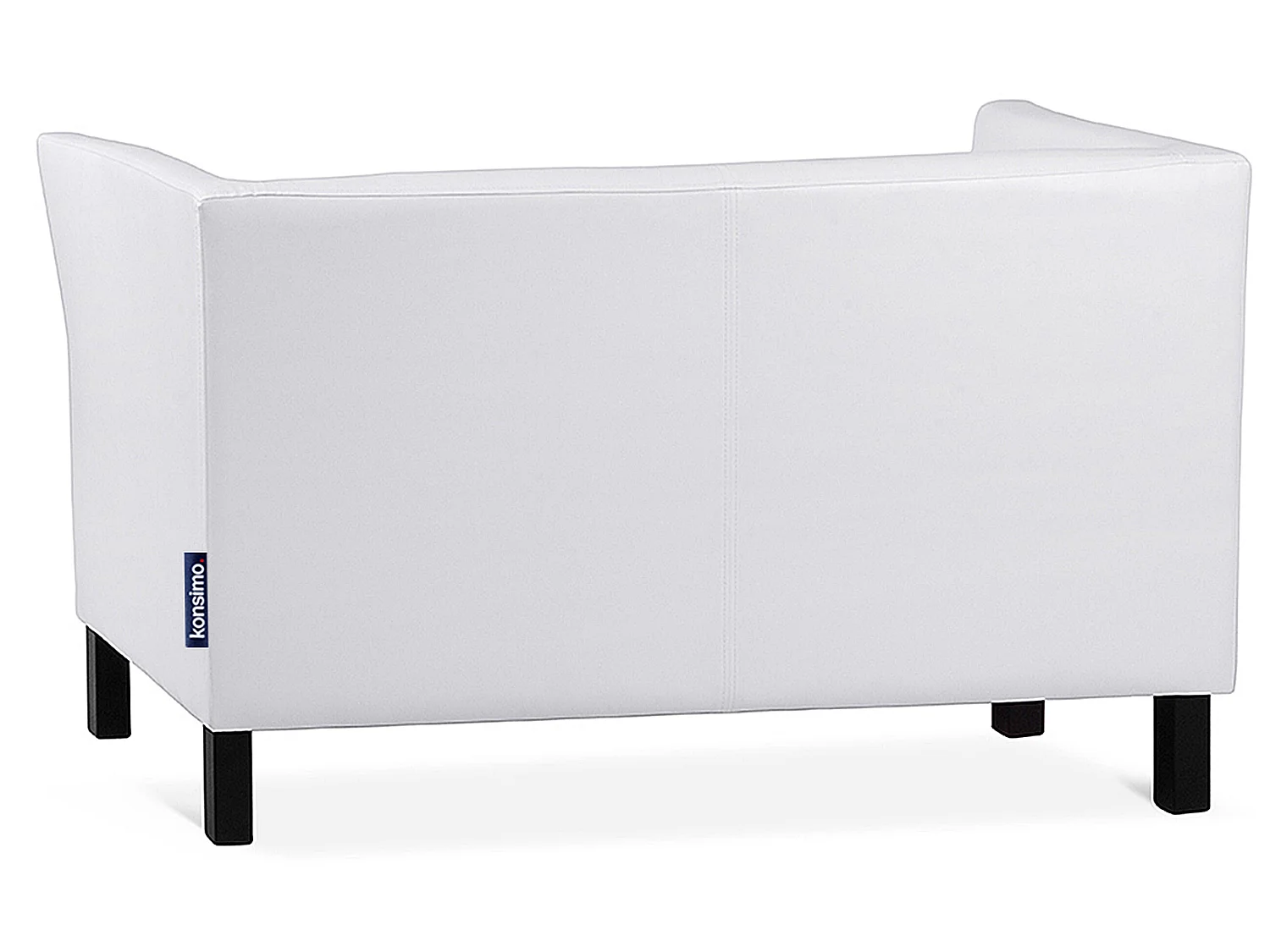 Modernes Sofa 2 Sitzer - aus Kunstleder - weiß - ESPECTO