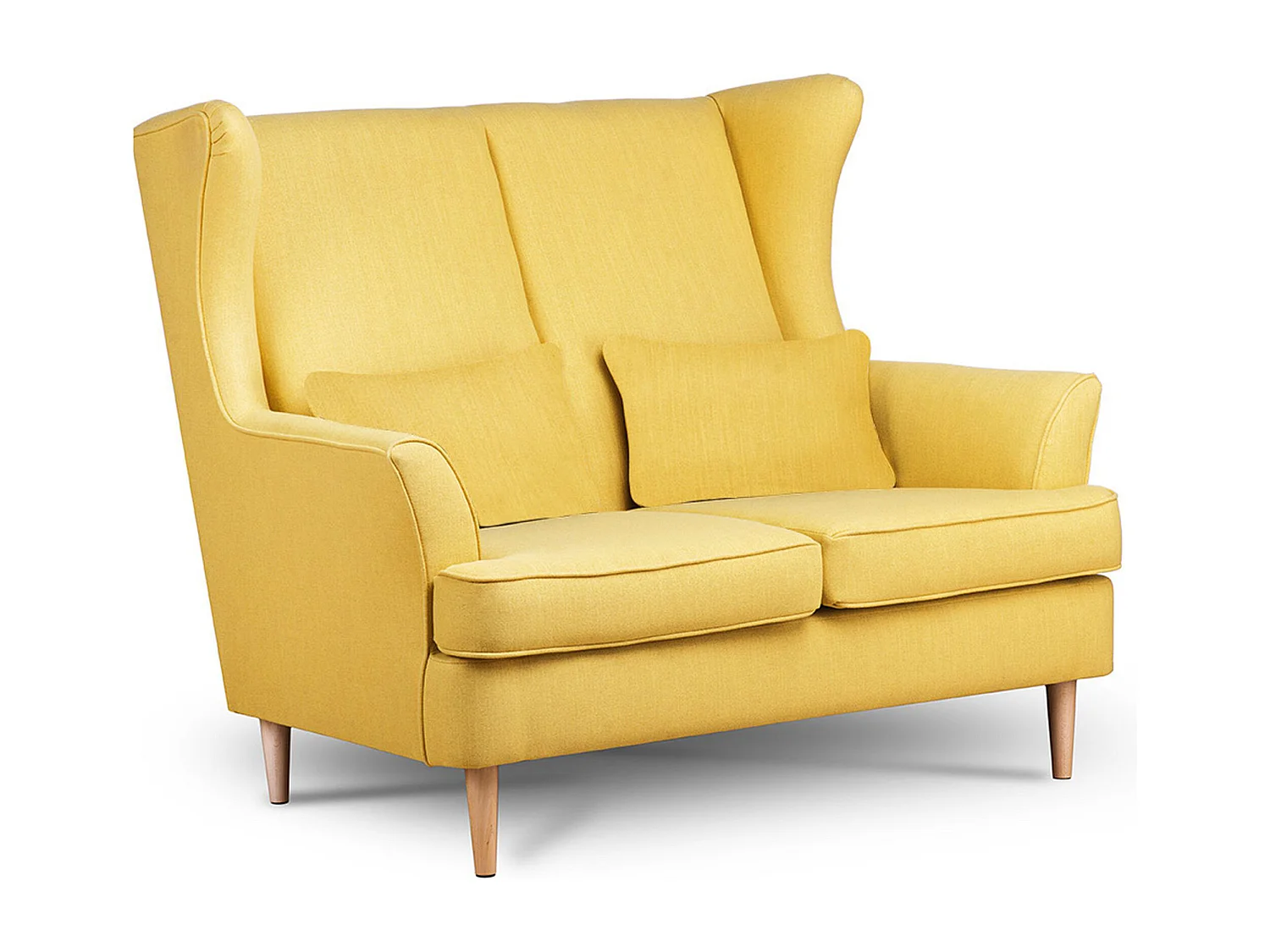 Fauteuil double classique - Jaune - STRALIS