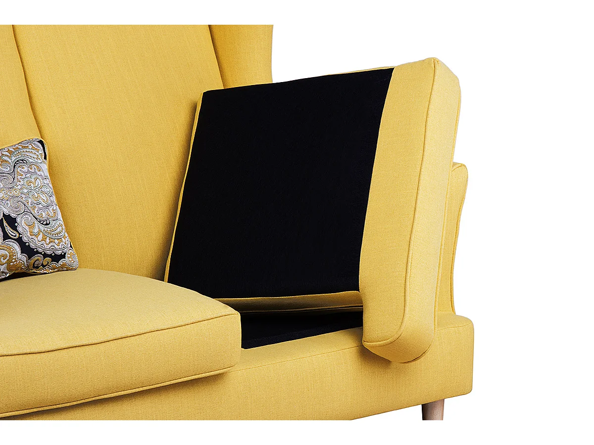 Fauteuil double classique - Jaune - STRALIS