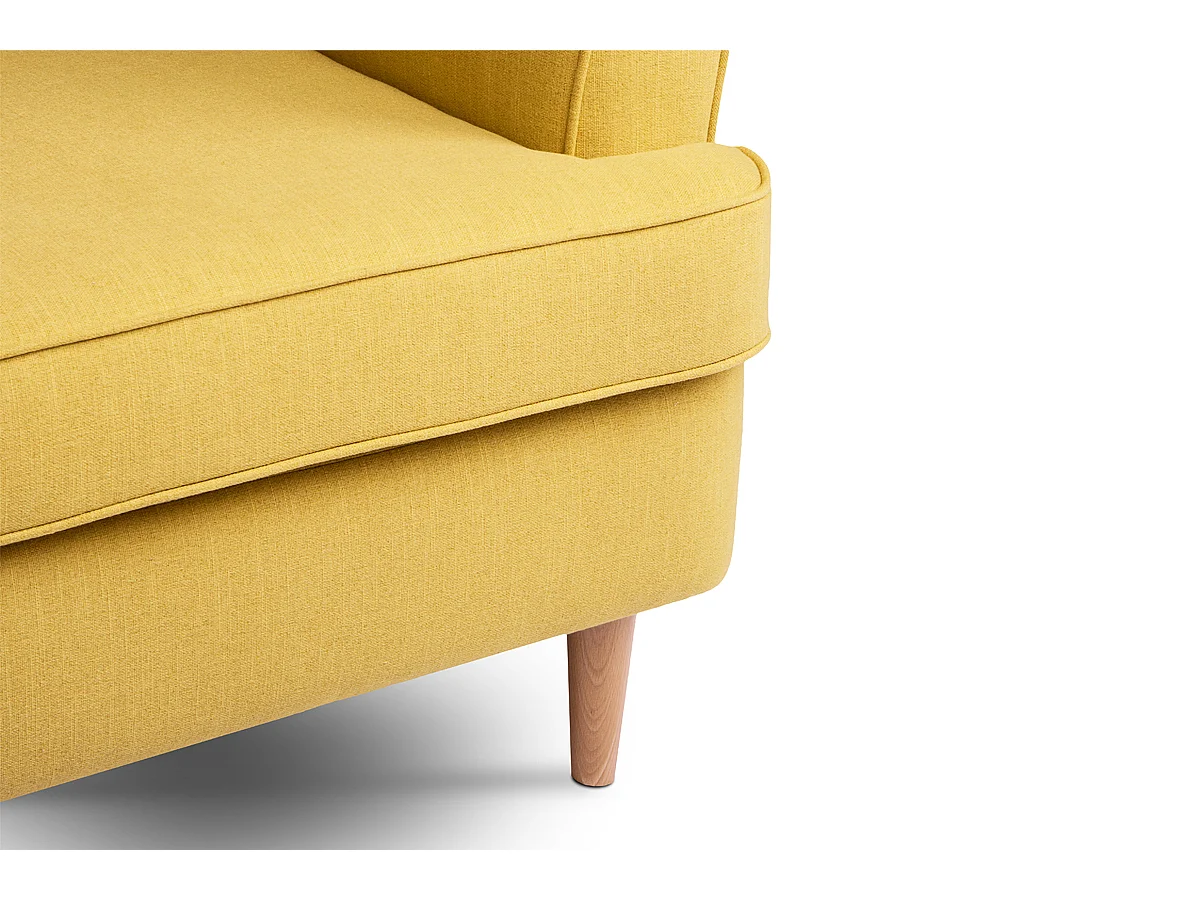 Fauteuil double classique - Jaune - STRALIS