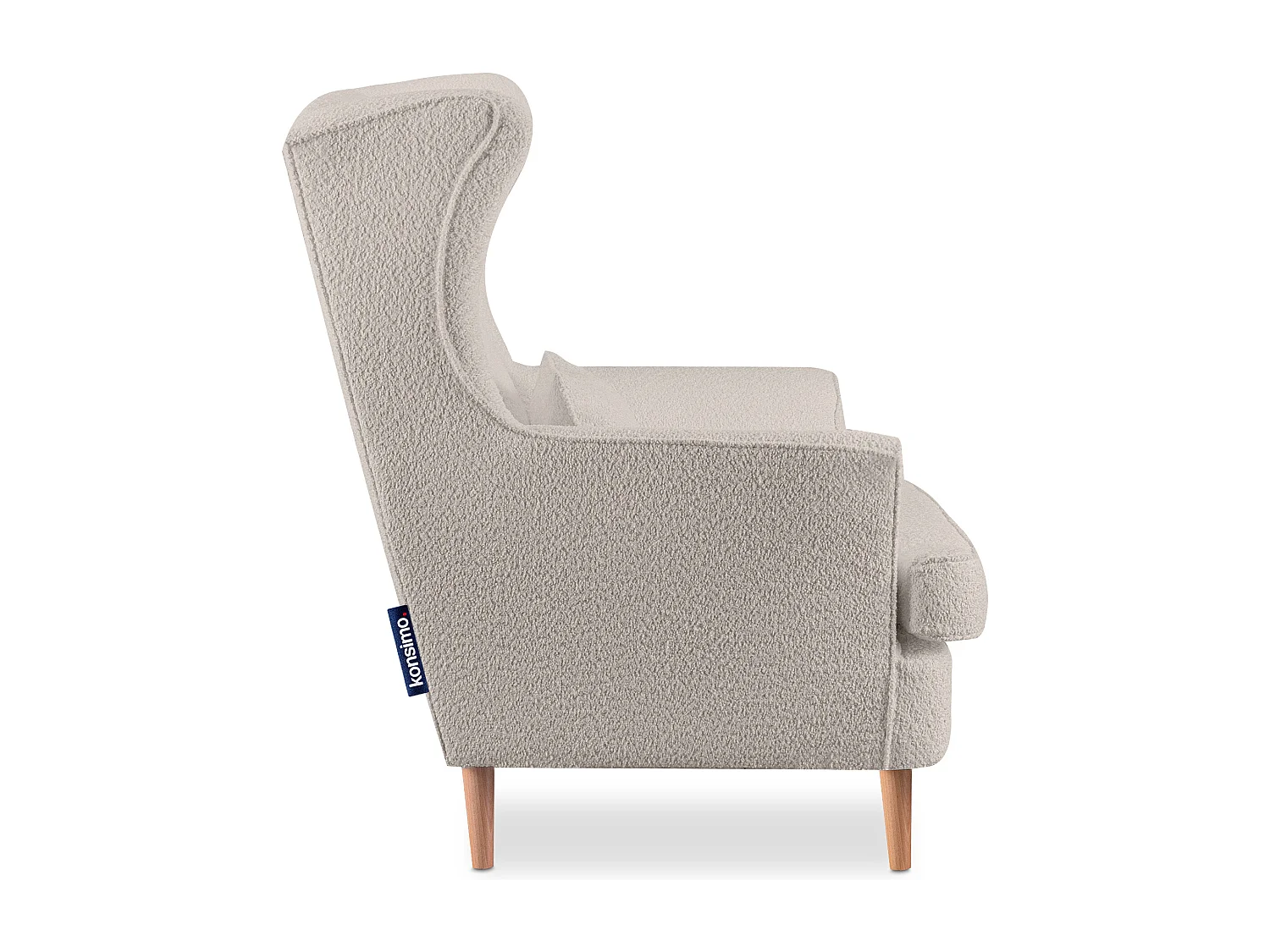 Fauteuil classique 2 places - beige clair - STRALIS