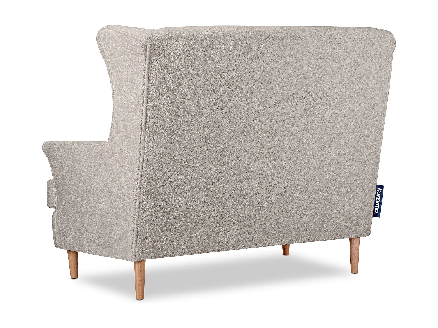 Fauteuil classique 2 places - beige clair - STRALIS