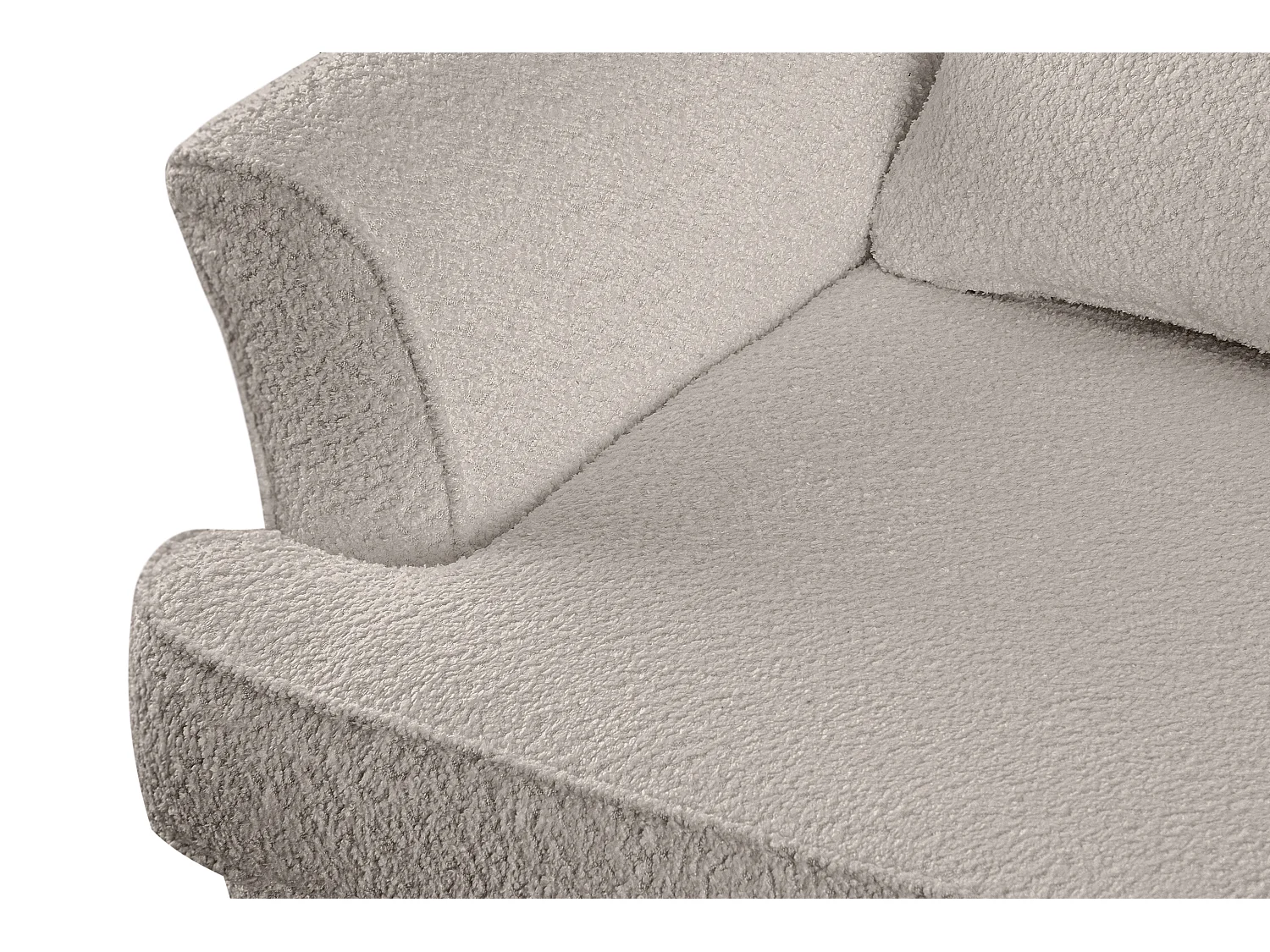Fauteuil classique 2 places - beige clair - STRALIS