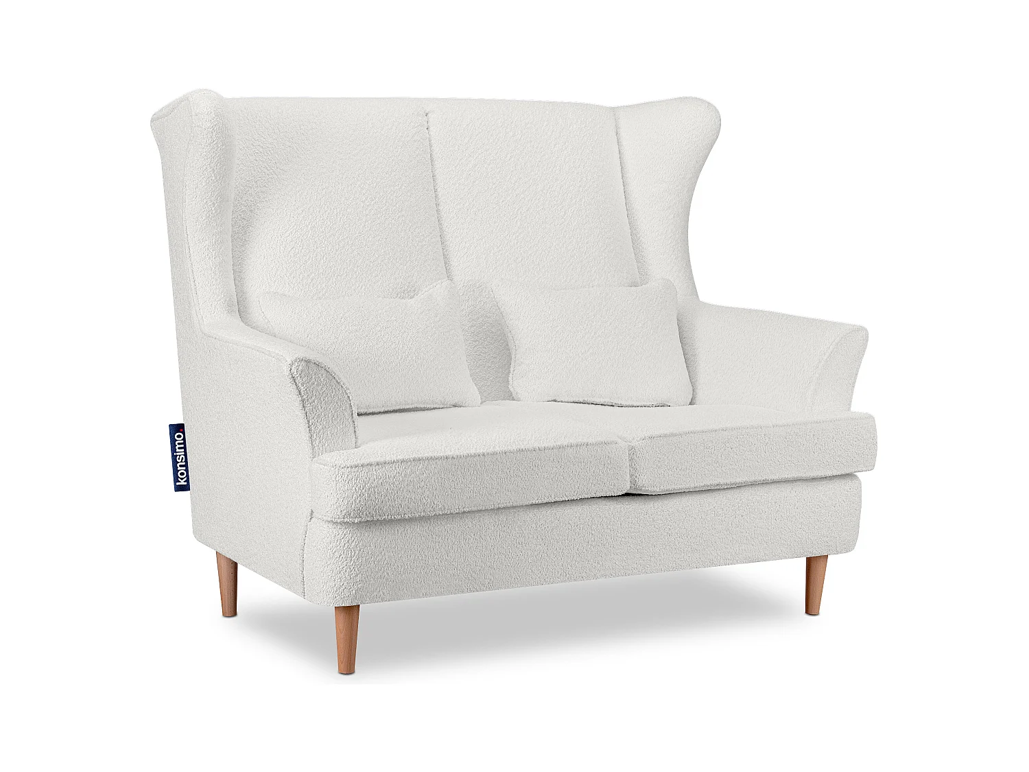 Fauteuil double classique - blanc - STRALIS