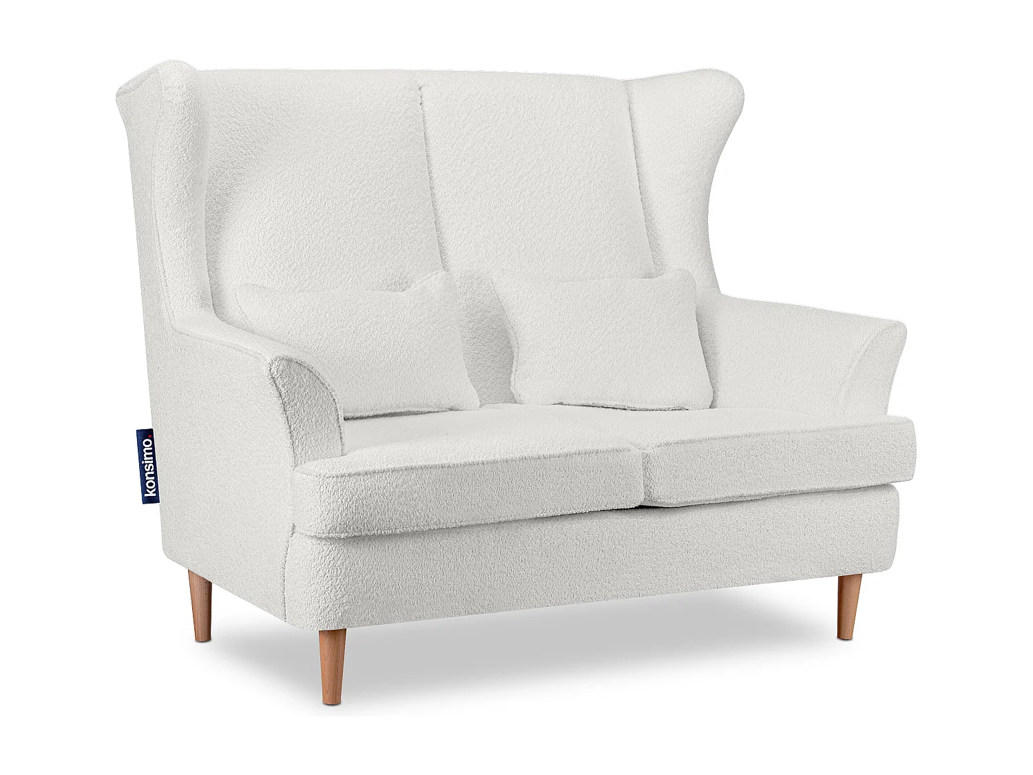 Fauteuil double classique - blanc - STRALIS