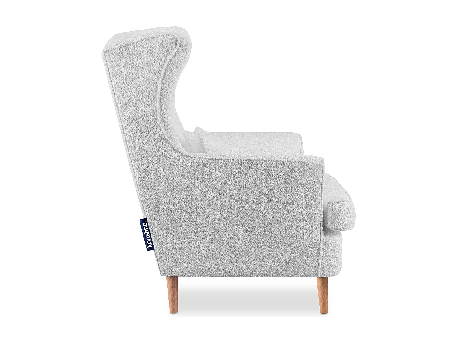 Fauteuil double classique - gris clair - STRALIS