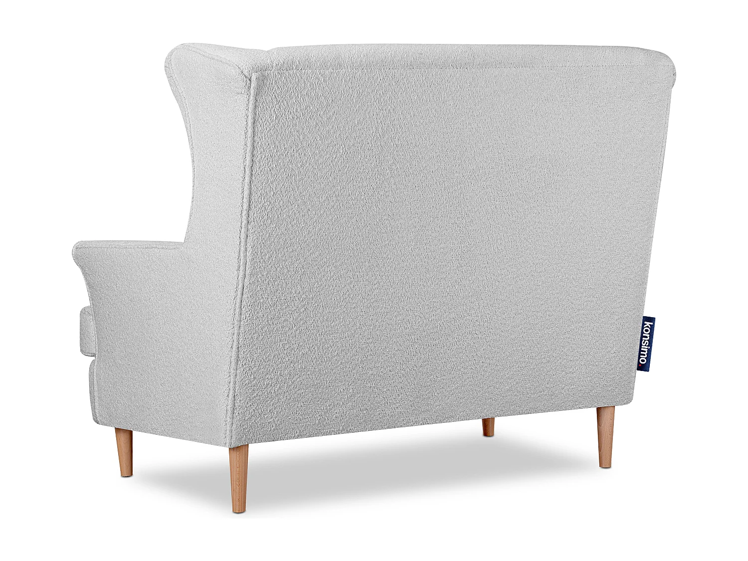 Fauteuil double classique - gris clair - STRALIS