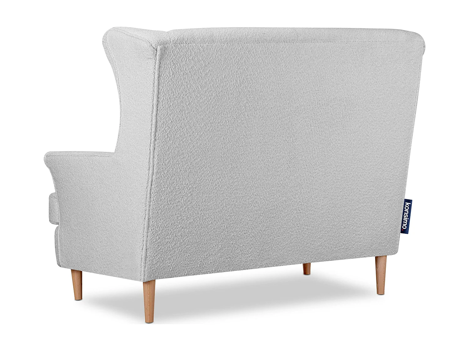 Fauteuil double classique - gris clair - STRALIS