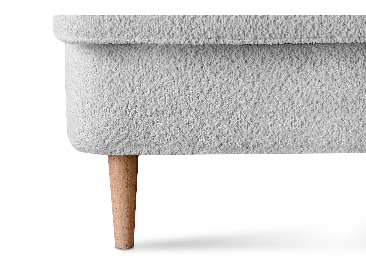 Fauteuil double classique - gris clair - STRALIS