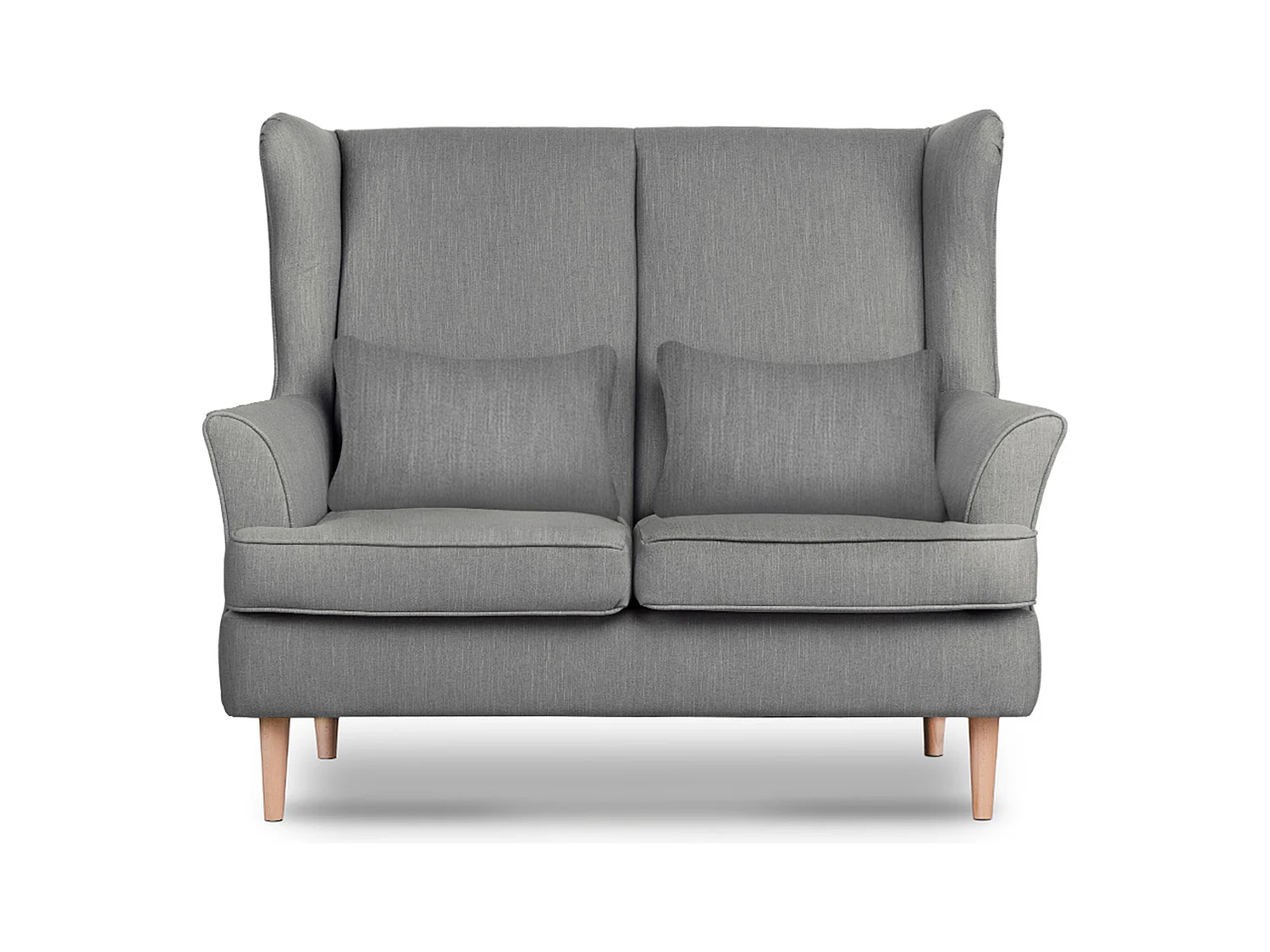 Fauteuil double classique - gris - STRALIS