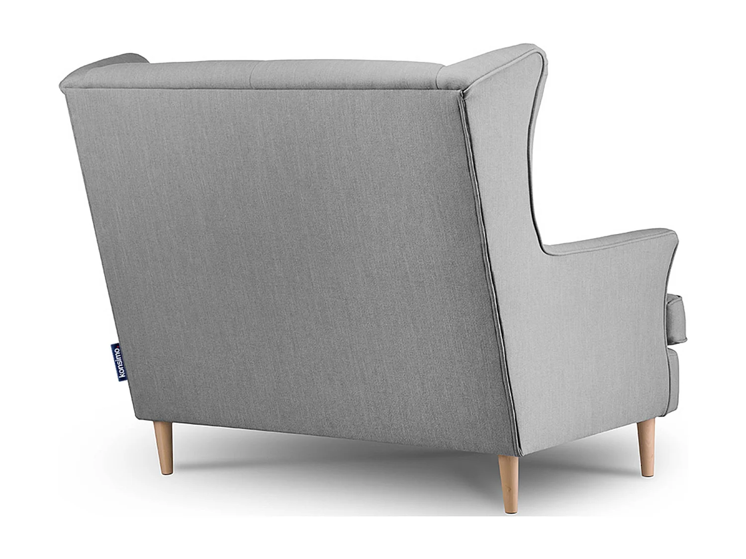 Fauteuil double classique - gris - STRALIS