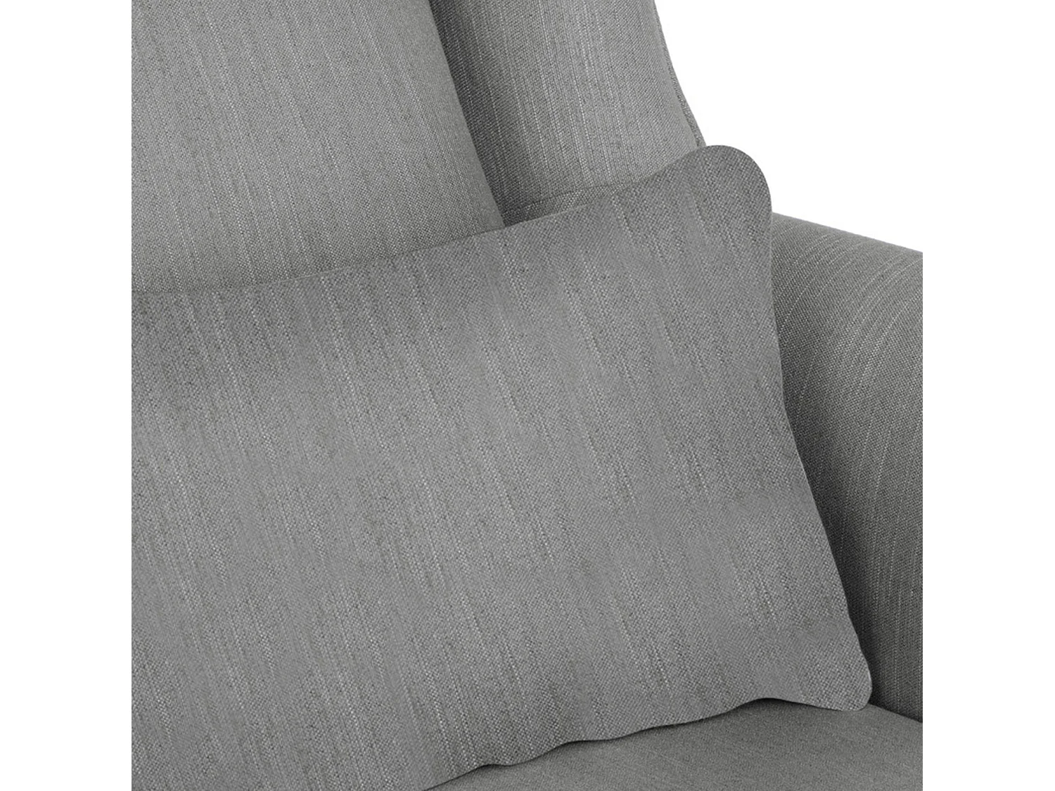 Fauteuil double classique - gris - STRALIS