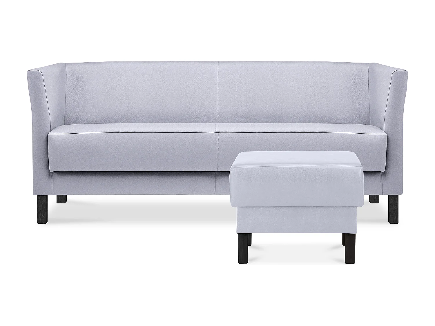Modernes  Sofa 3 Sitzer aus Kunstleder - grau - ESPECTO