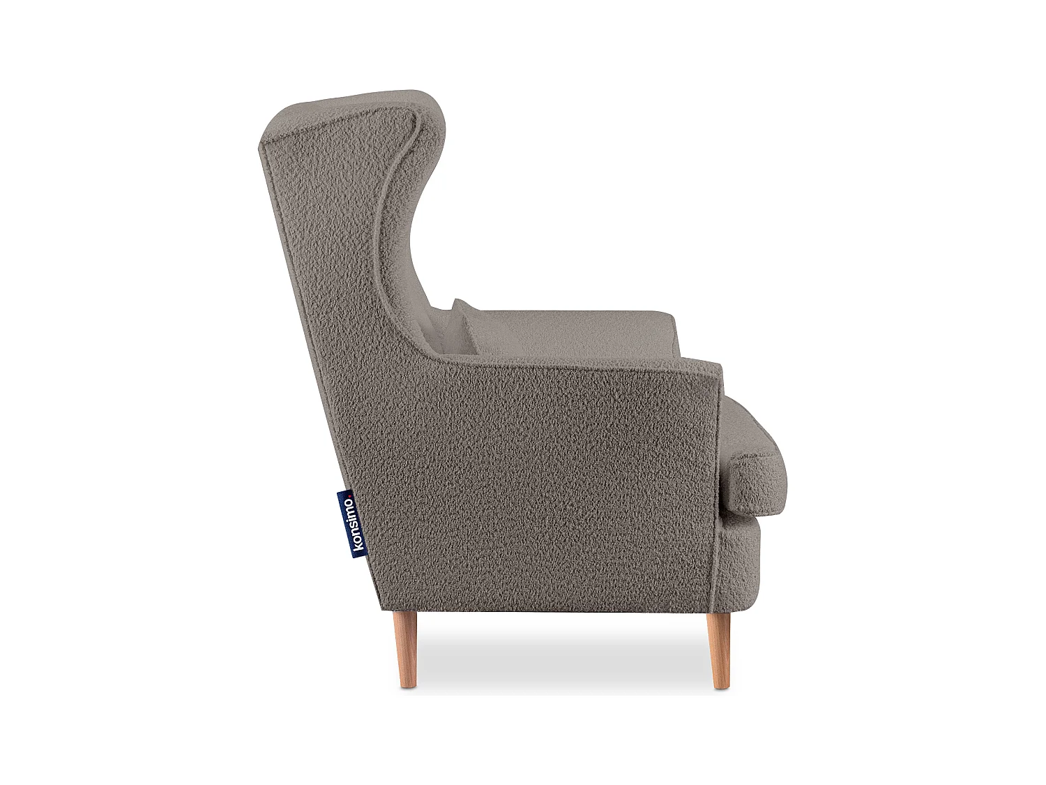 Fauteuil classique deux places - Beige - STRALIS