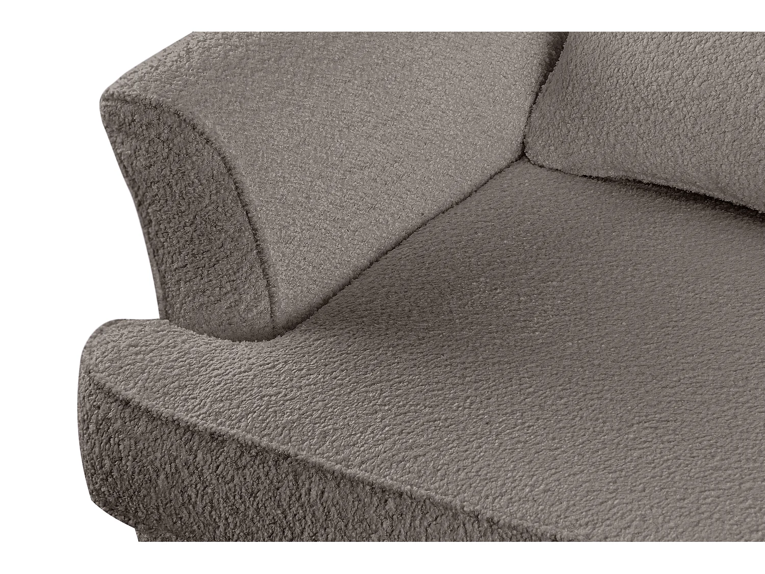 Fauteuil classique deux places - Beige - STRALIS